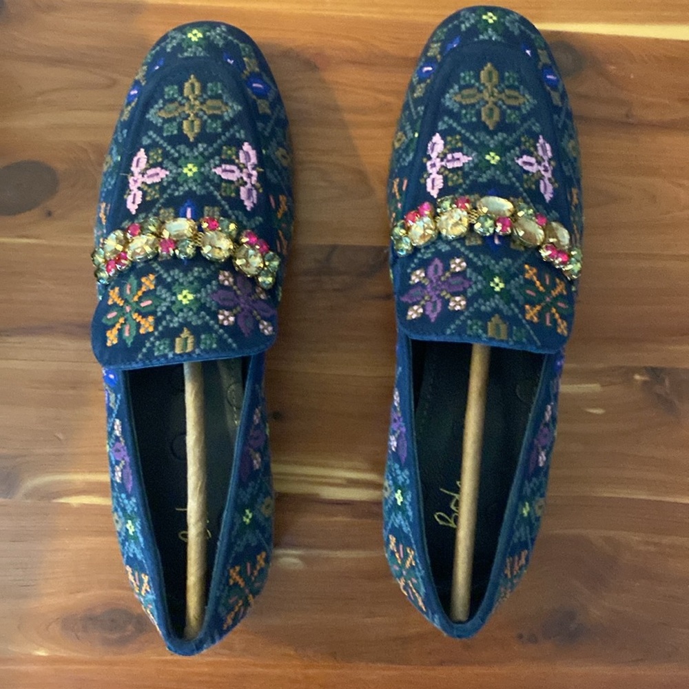 Boden Embellished Trim Loafers